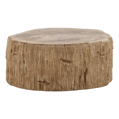 Arik Petrified Wood Stump Coffee Table
