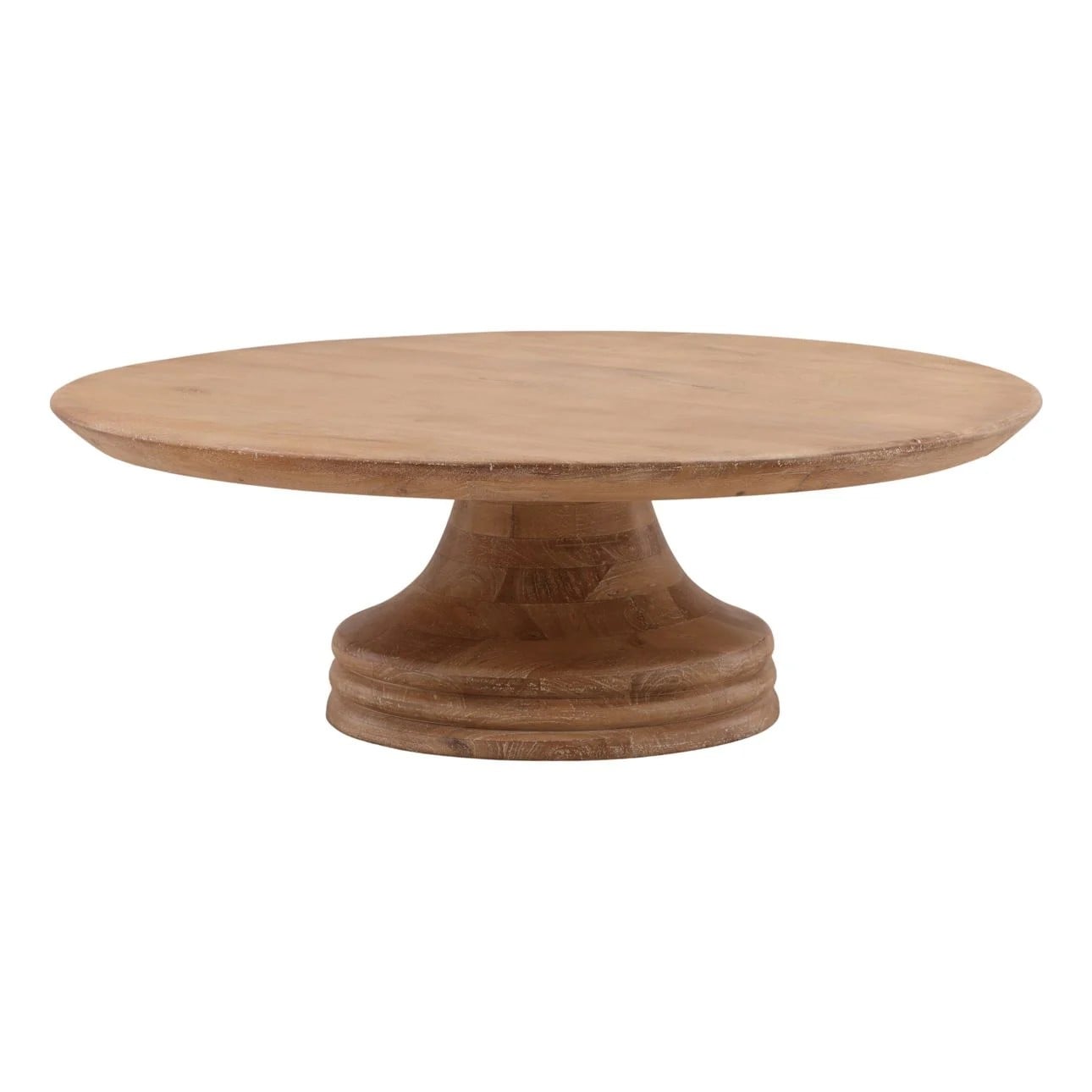 Meylin Round Light Wood Coffee Table - Image 2