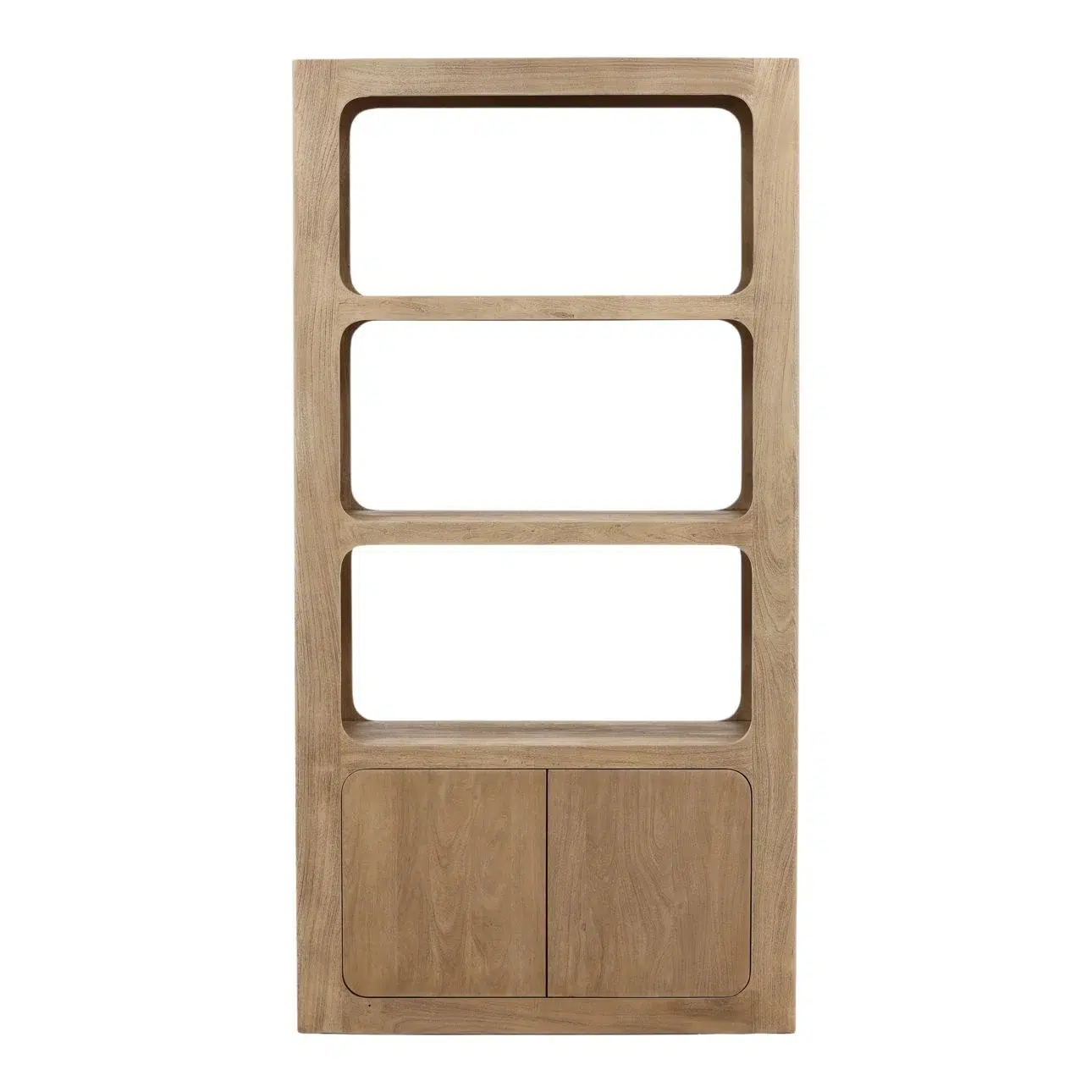 Leandra Light Acacia Wood Display Cabinet - Image 5