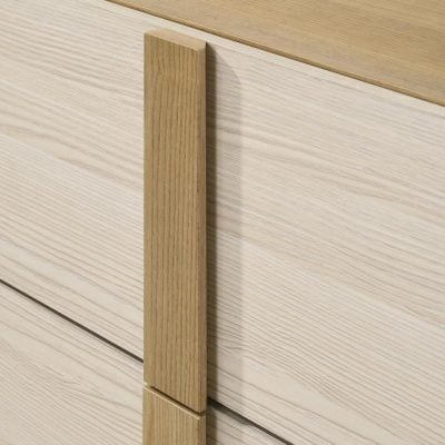 Hyland 6 Drawer Natural Light Wood Dresser