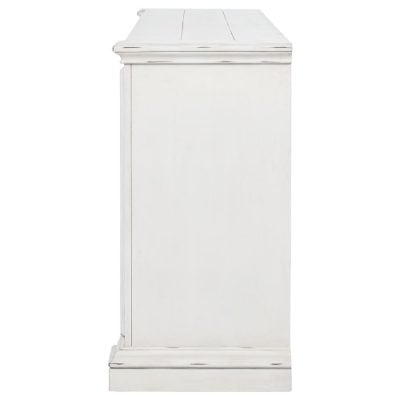 Mckinney Vintage White Dresser With Carved details
