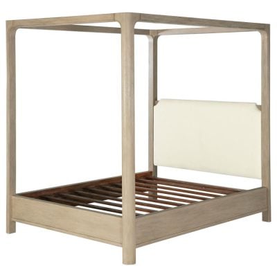 Solano Weathered Wood Canopy Bed