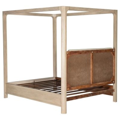 Solano Weathered Wood Canopy Bed