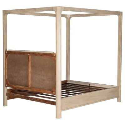 Solano Weathered Wood Canopy Bed