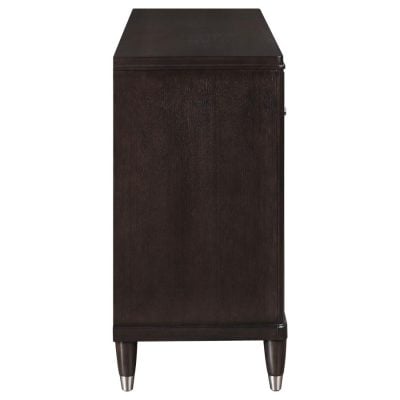 Emberlyn 6 Drawer Dark Brown Dresser