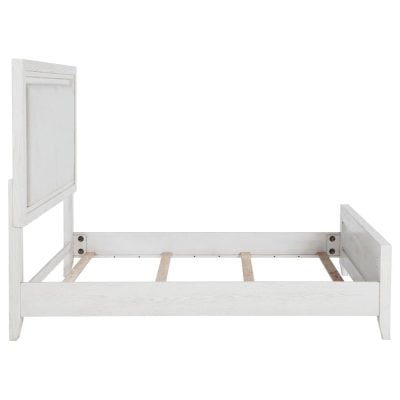 Marielle Modern White Wood Bed