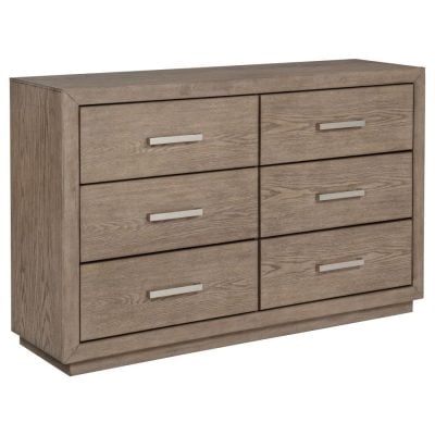 Alternative view of Kenora 6 Drawer Barley Brown Dresser
