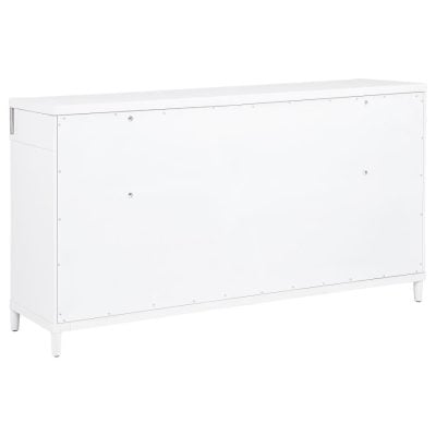 Gracemont 8 Drawer Modern White Dresser