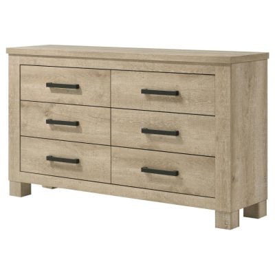 Oakglen Weathered Light Oak Dresser