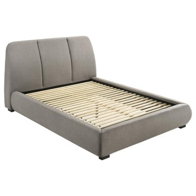 Mokena Taupe Curved Bed