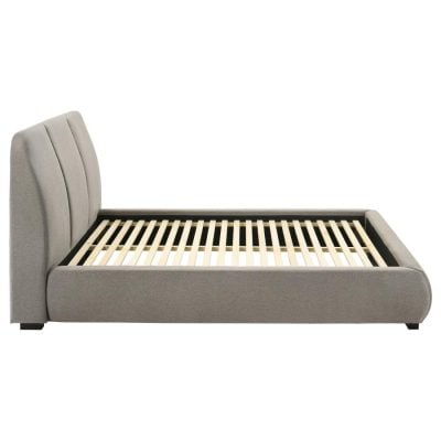 Mokena Taupe Curved Bed
