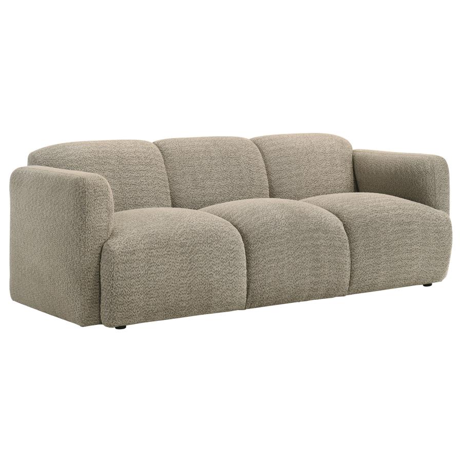 Dorset light brown fabric sofa