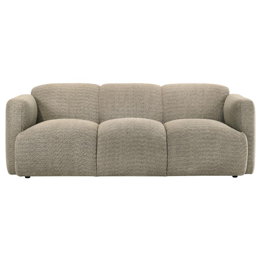 Dorset light brown fabric sofa