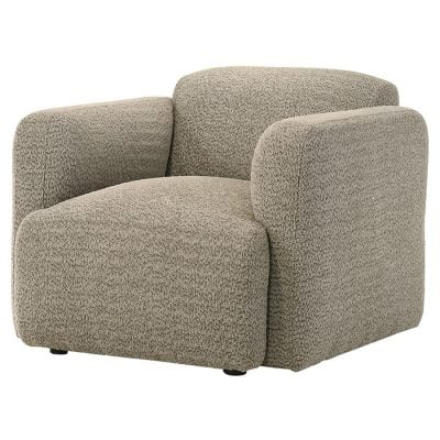 Dorset light brown fabric chair