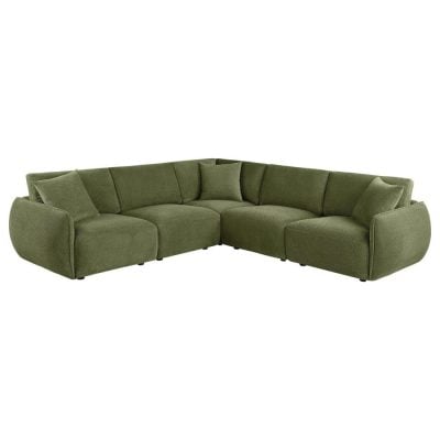 Elysia Olive Green Modular Sectional Sofa
