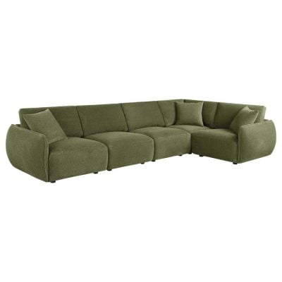 Elysia Olive Green Modular Sectional Sofa