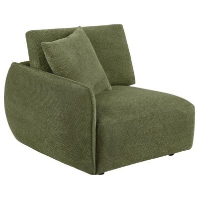 Elysia Olive Green Modular Left Facing Chair