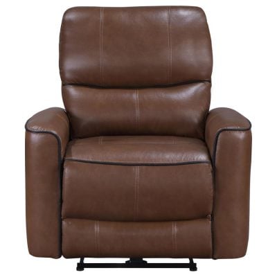 Greenfield Brown Leather Reclining chair