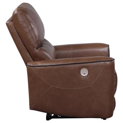 Greenfield Brown Leather Reclining chair