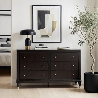 Emberlyn 6 Drawer Dark Brown Dresser
