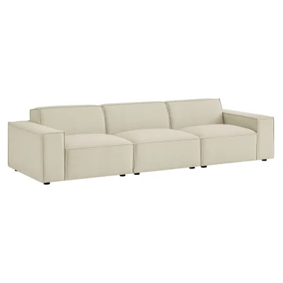 Restore Modular Beige Performance Fabric Sofa