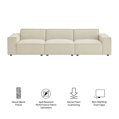 Restore Modular Beige Performance Fabric Sofa