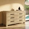 Oakglen Weathered Light Oak Dresser