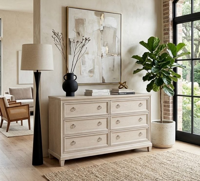 Pembroke Light Washed Oak Dresser