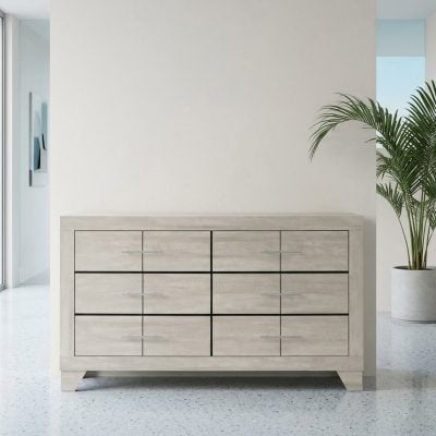 Trenton Rustic Light Wood Dresser