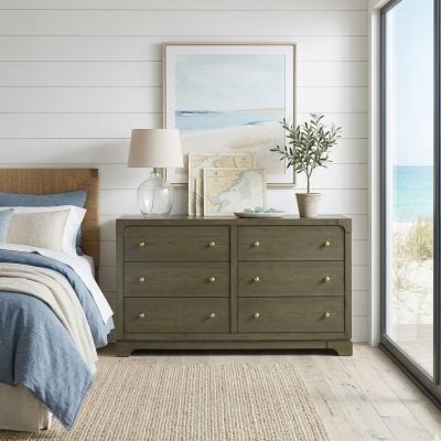 Gran Dark Cocoa Brown Wood Grain Dresser