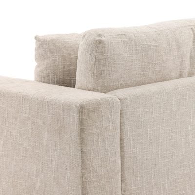 Darina Soft Foam Beige Chenille Sofa