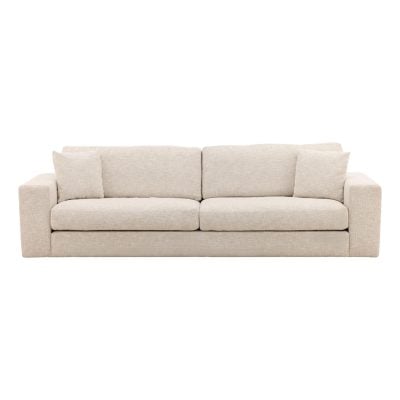 Darina Soft Foam Beige Chenille Sofa