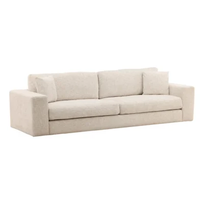 Darina Soft Foam Beige Chenille Sofa