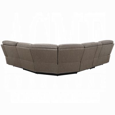 Kantu Light Brown Reclining Sectional Sofa