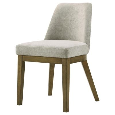 Castlewood Tan & Brown Oak Dining Chairs