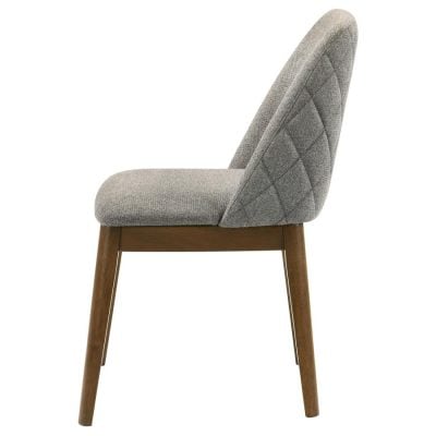 Franklin Gray quilted back Dining Chair ( Set of 2 )