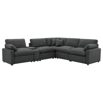 Alternative view of Collins Dark Gray Modular Reclining Sofa