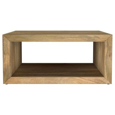 Benton Natural Wood Square Coffee Table