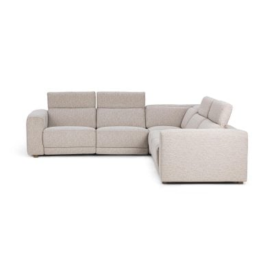 Alternative view of Knoxville Light Gray 5 Pc Power Recliner Sectional