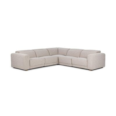 Knoxville Light Gray 3 Pc Power Recliner Sofa