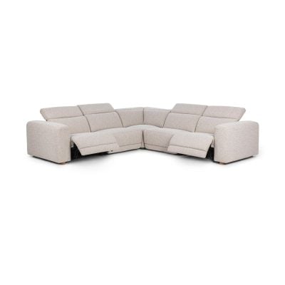 Knoxville Light Gray 3 Pc Power Recliner Sofa
