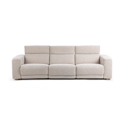 Knoxville Light Gray 3 Pc Power Recliner Sofa