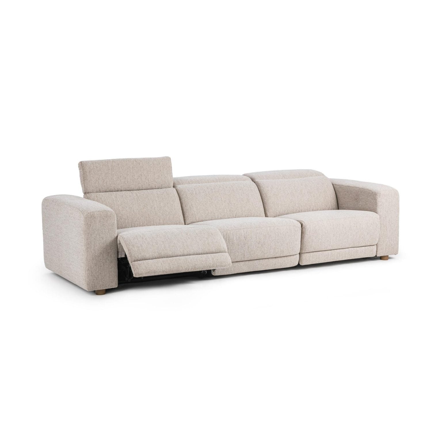 Knoxville Light Gray 3 Pc Power Recliner Sofa
