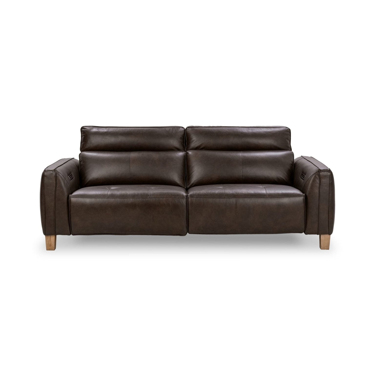 Conway Top Grain Dual Leather Recliner Sofa