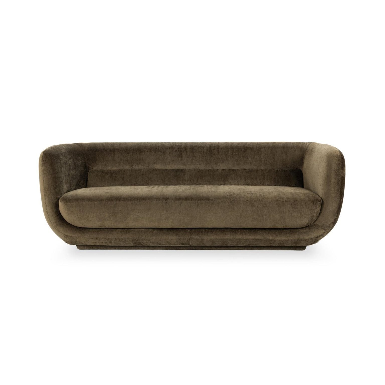 Nico Round Olive Green Sofa and Chair