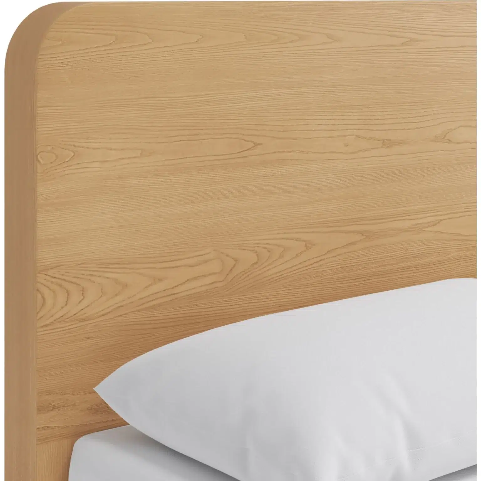 Alternative view of Elora Natural Wood Rounded Bed