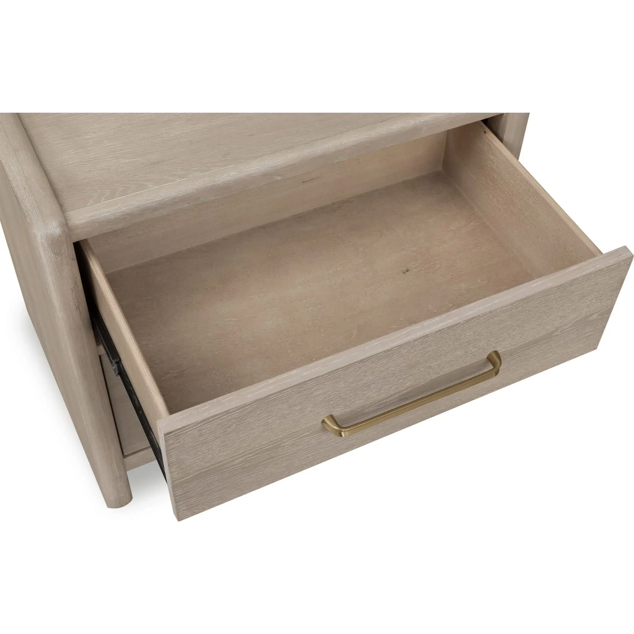 Gardenia 2 Drawer Oak Wood Nightstand - Image 9