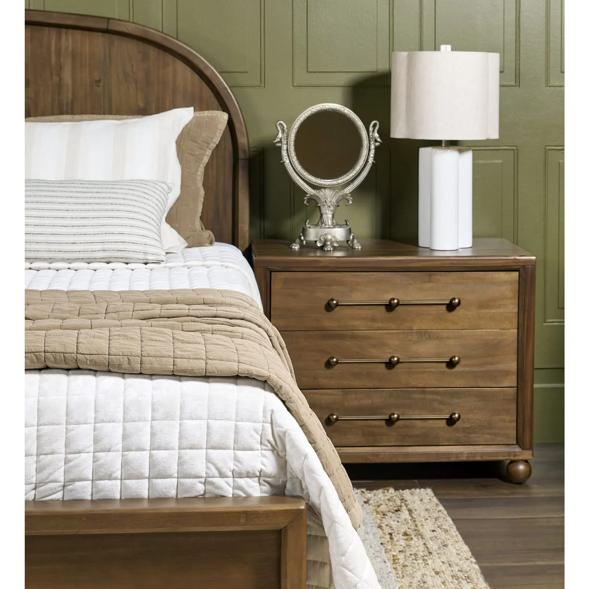 Langley Natural Wood Bed - Image 7