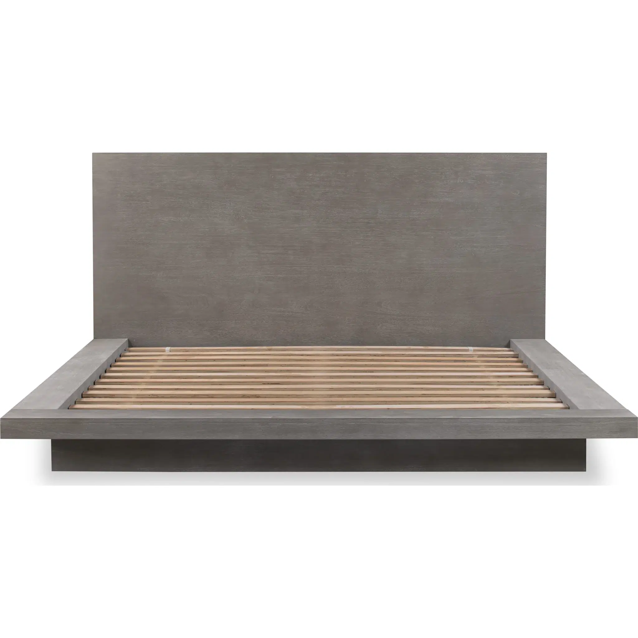 Melbourne Wood Platform Bed in Mineral Gray - Image 5