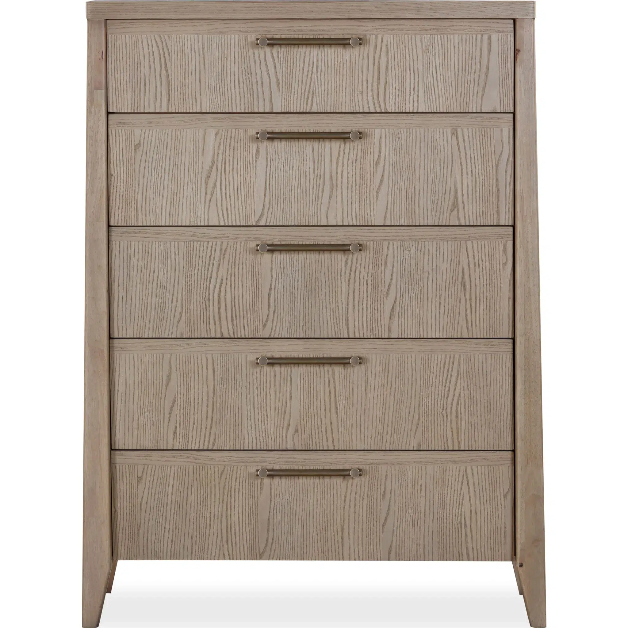 Sumire Five Drawer Natural Ash Wood Chest - Image 2